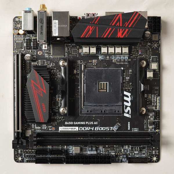 msi b450i gaming plus ac 定价 $970,定价最便宜的 b450 mini-itx 板