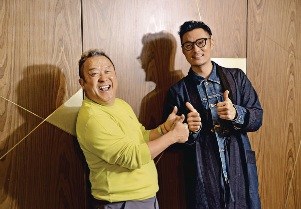 余文乐(右),曾志伟(左)