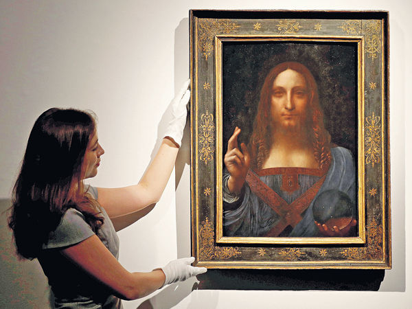 《救世主》是目前唯一由私人收藏的达文西作品,其余作品由博物馆等