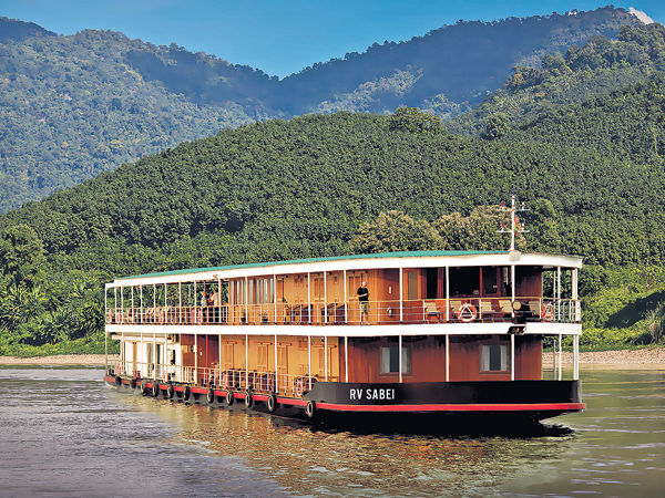 rv sabei pandaw为45米长的双层游船,采用精密之浅排水设计,适合航行