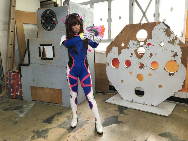 斗阵特攻xnerf系列 死神dva手枪玩具